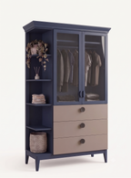 Navy & Linen Wardrobe