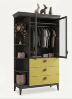 Charcoal & Lime Wardrobe