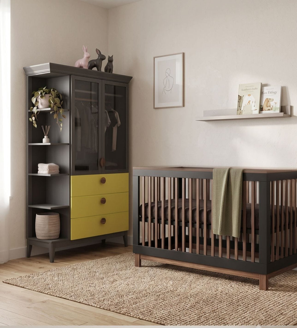 Charcoal & Lime Wardrobe