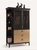 Midnight Black & Camel Wardrobe