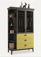 Charcoal & Lime Wardrobe