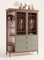 Sage Green & Oak Wardrobe