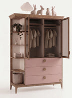 Dusty Rose & Oak Wardrobe