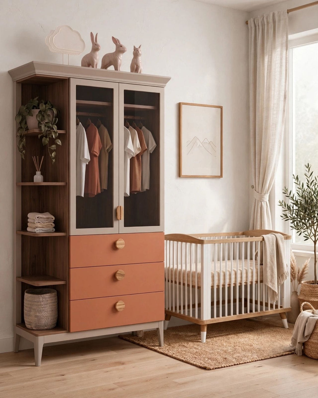 Terracotta & Linen Wardrobe