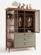 Sage Green & Oak Wardrobe