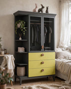 Charcoal & Lime Wardrobe