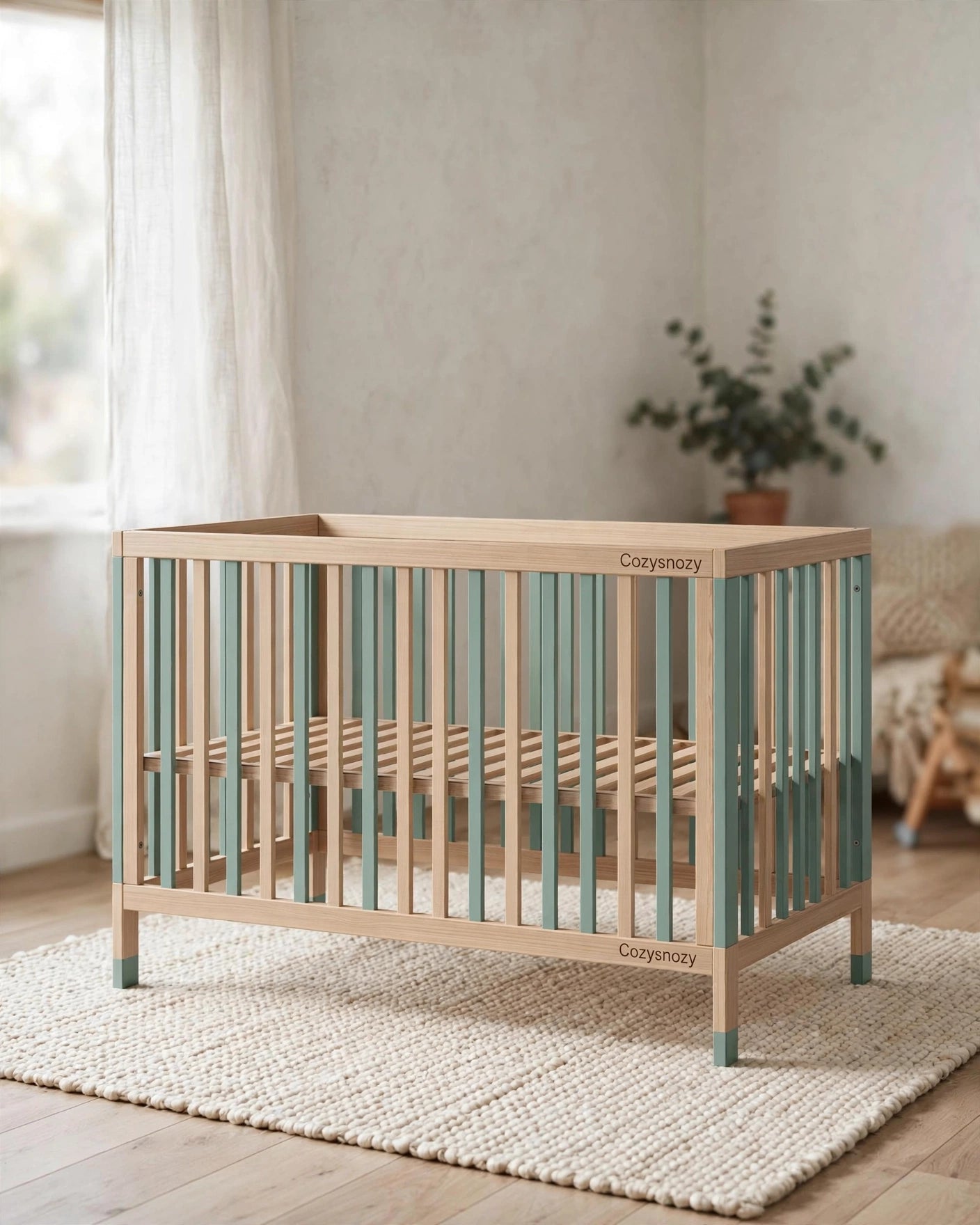 Saga Green Crib