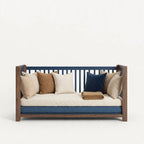 Nursery Combo — Navy Blue & Walnut