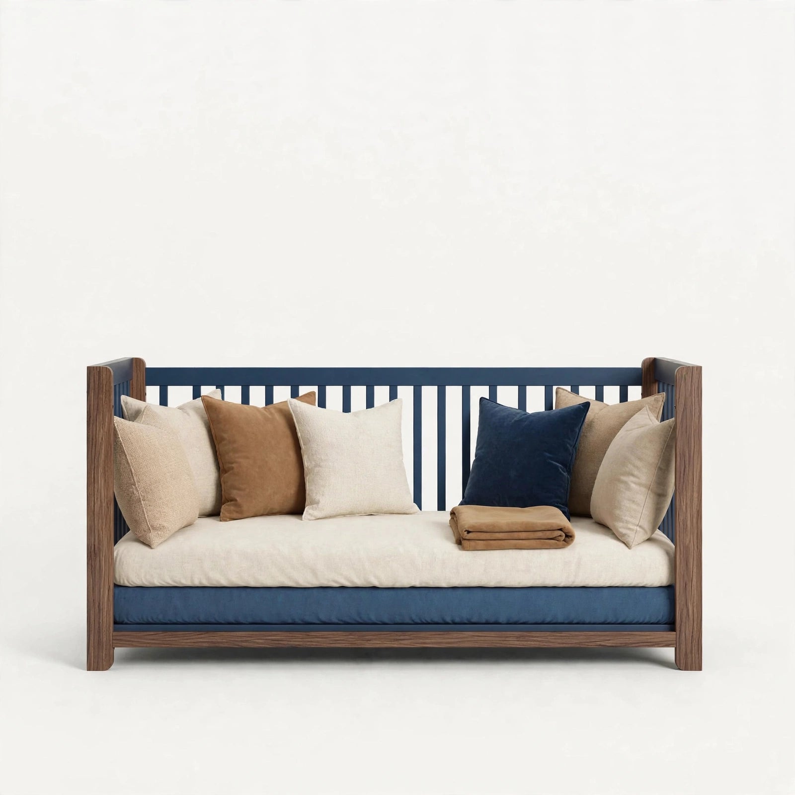 Nursery Combo — Navy Blue & Walnut