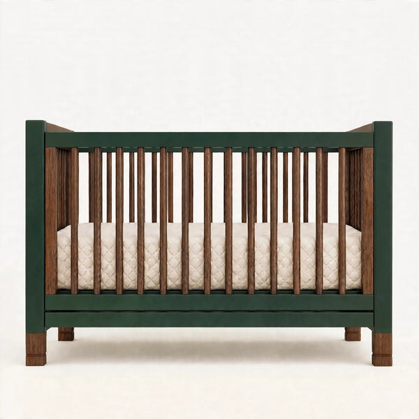 Dark Forest Green crib