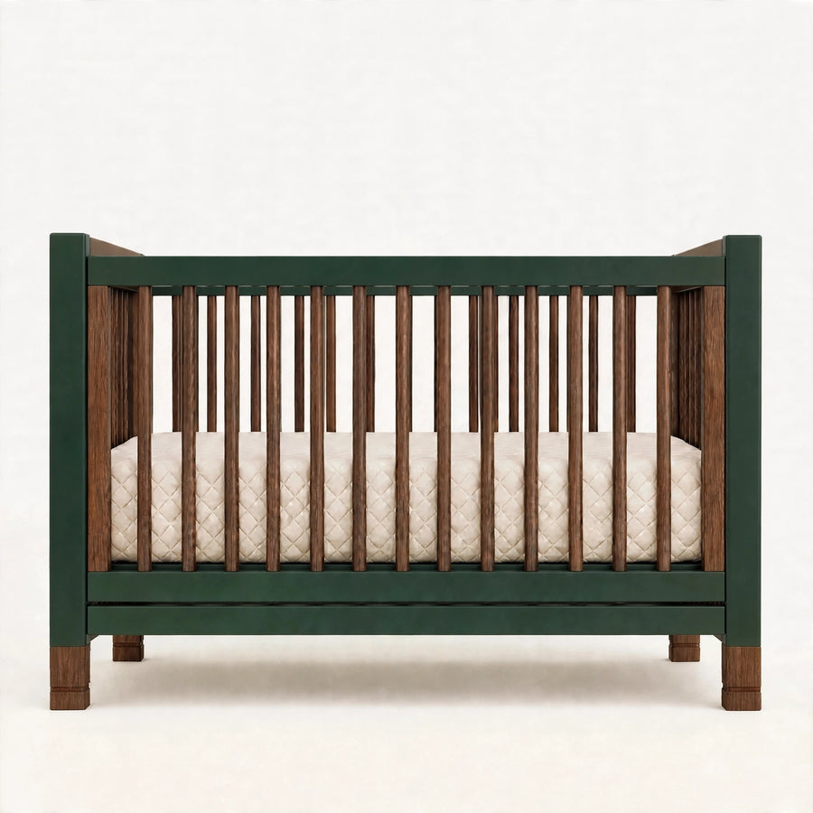 Dark Forest Green crib
