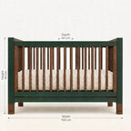Dark Forest Green crib