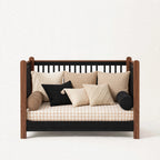Ebony & Walnut crib
