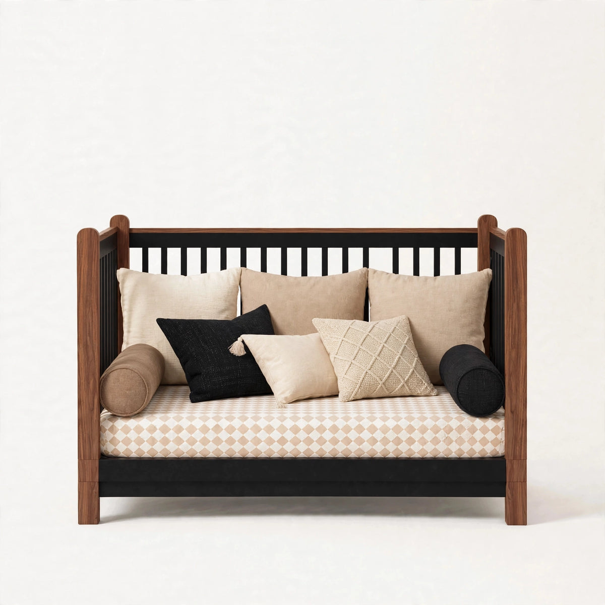 Ebony & Walnut crib