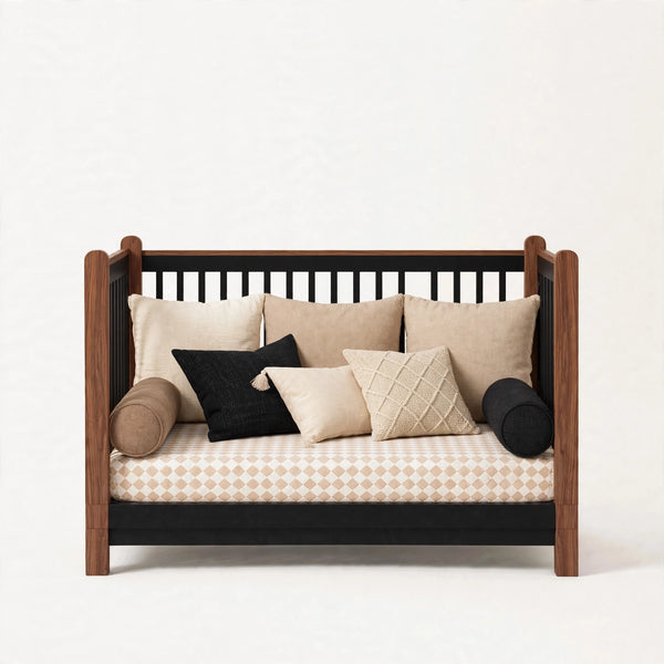 Ebony & Walnut crib