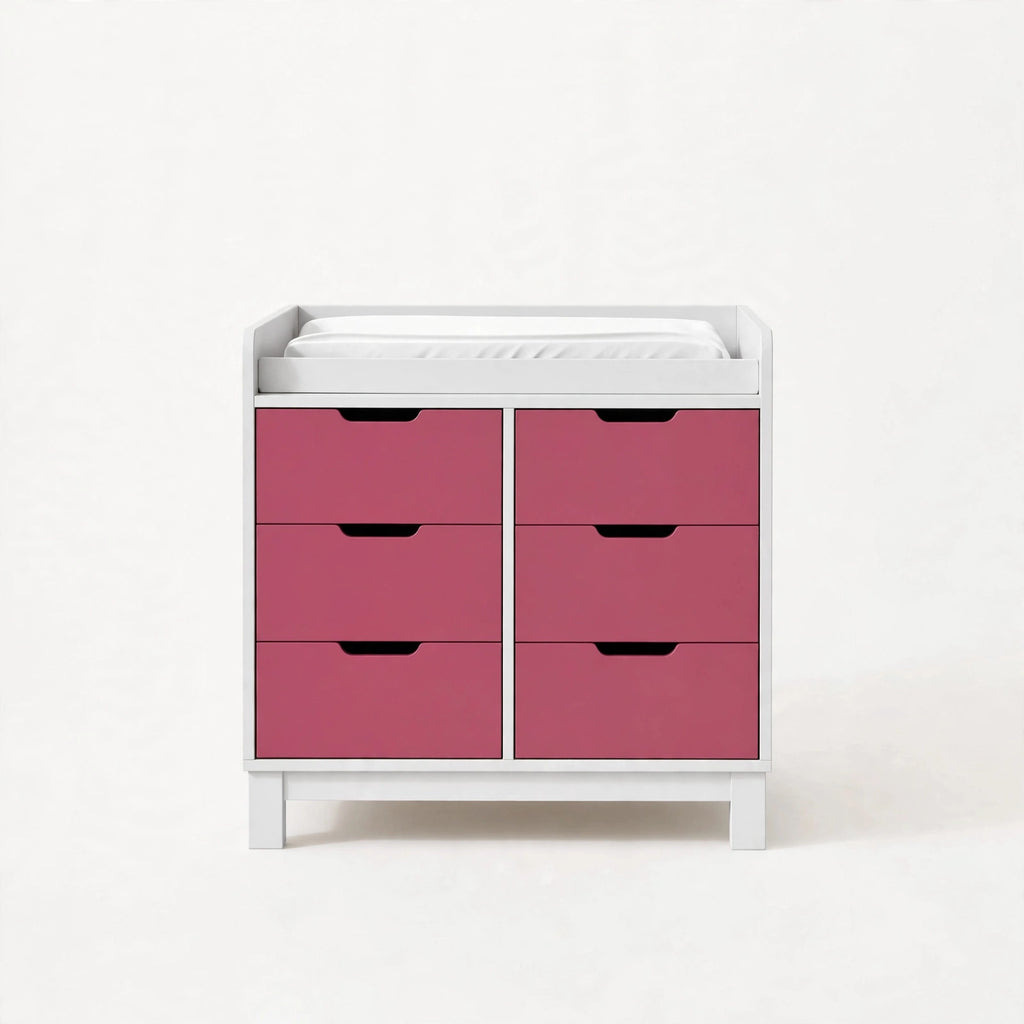 Nursery Combo — Mauve Rose & White