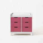 Nursery Combo — Mauve Rose & White