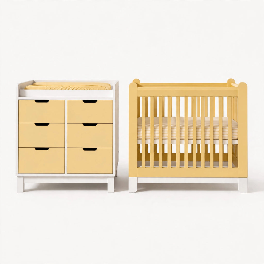 Nursery Combo — Butter Yellow & White