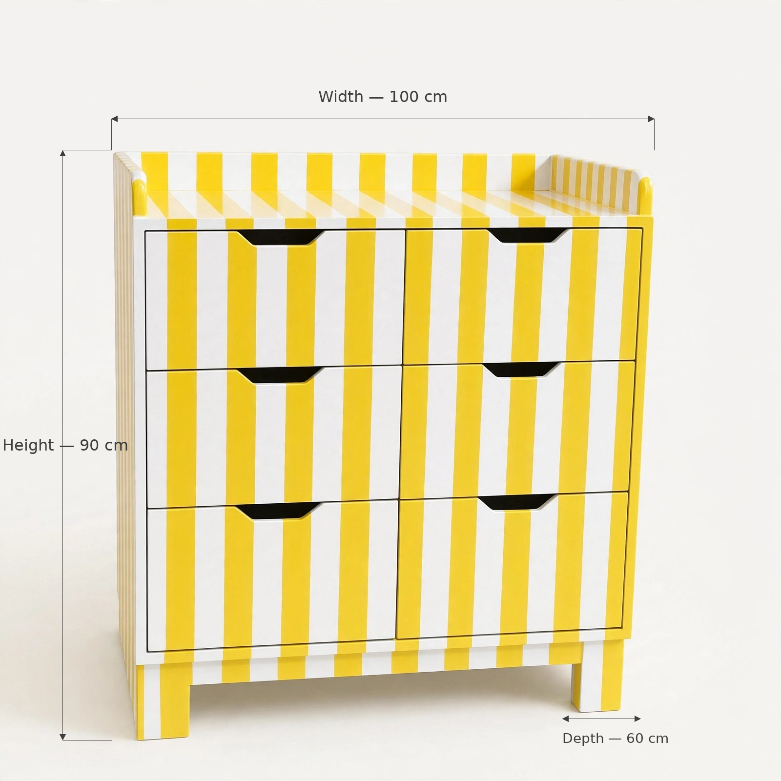 Yellow&White changing table