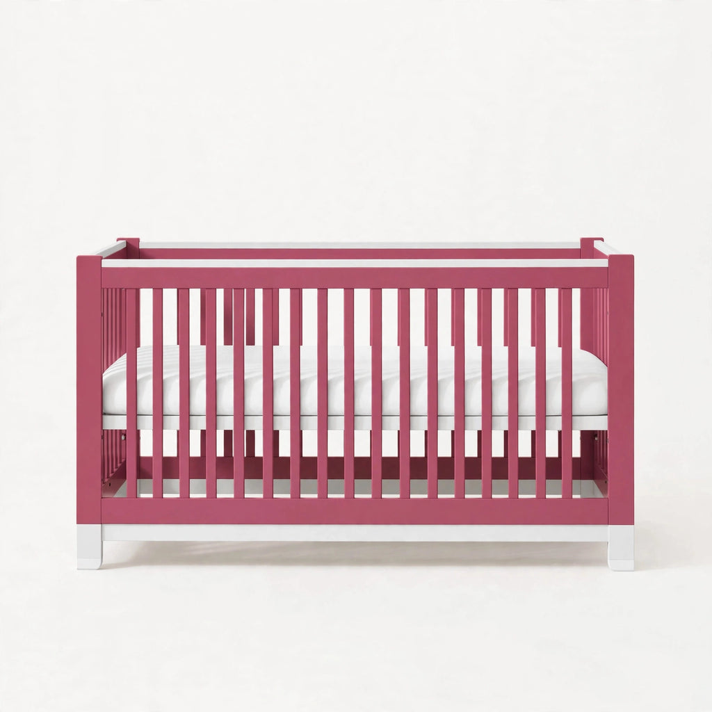 Nursery Combo — Mauve Rose & White