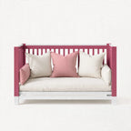 Nursery Combo — Mauve Rose & White
