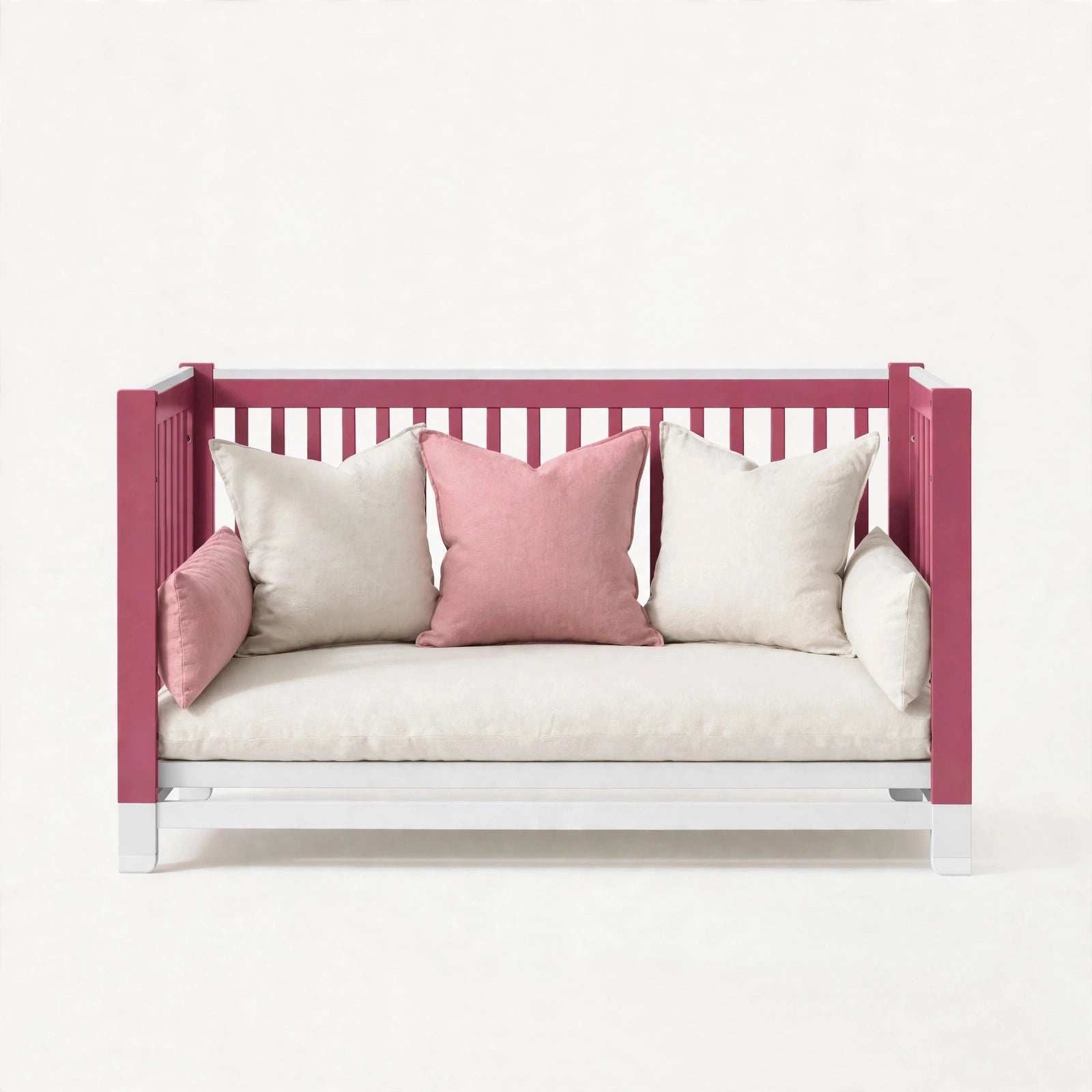 Nursery Combo — Mauve Rose & White
