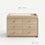 Light Oak Changing Table
