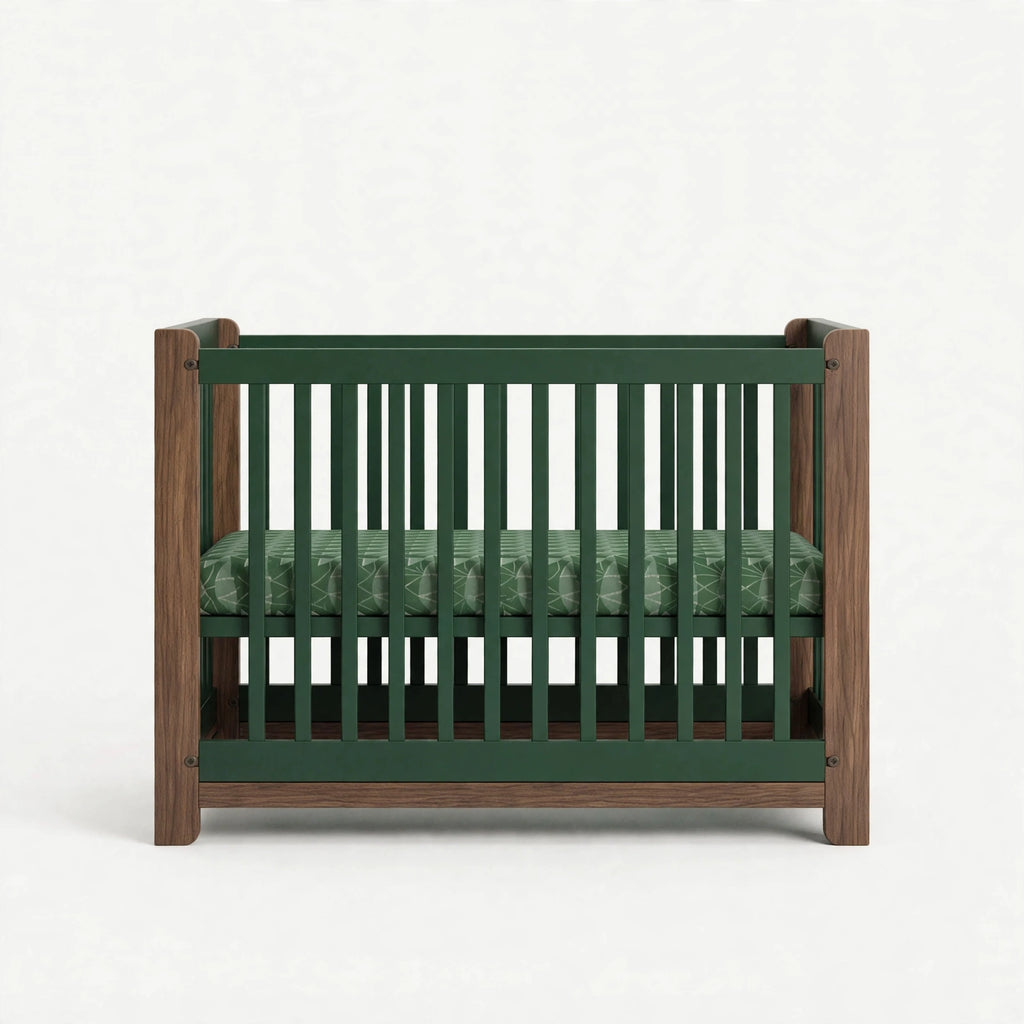Nursery Combo — Dark Forest Green & Walnut