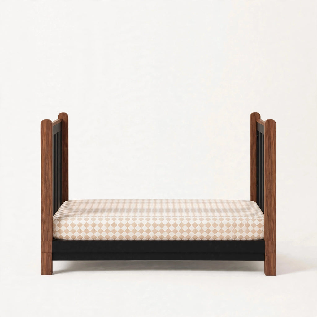 Ebony & Walnut crib