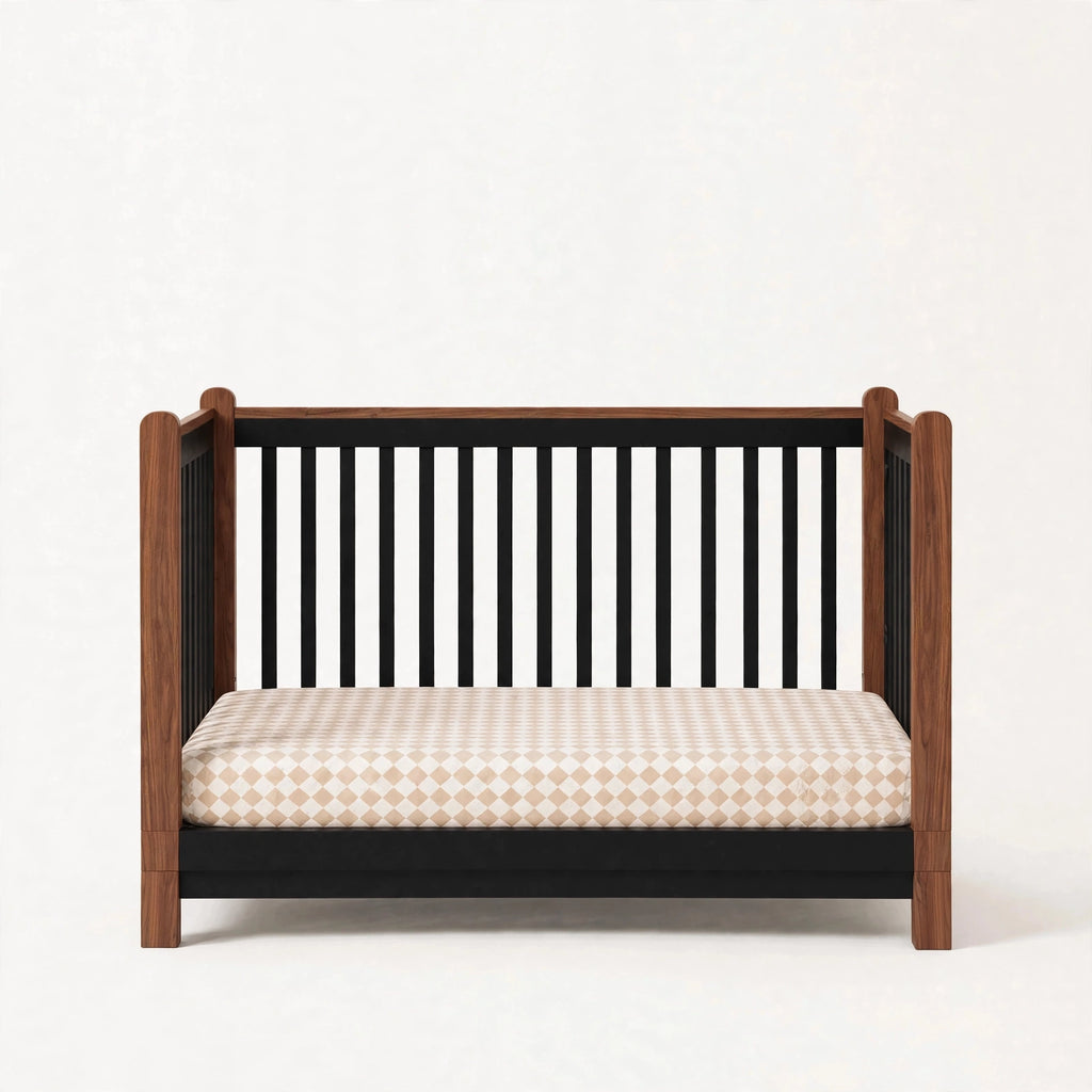 Ebony & Walnut crib