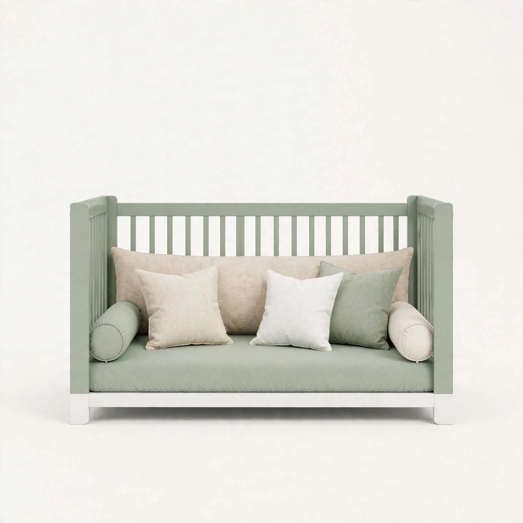 Nursery Combo — Sage Green & White