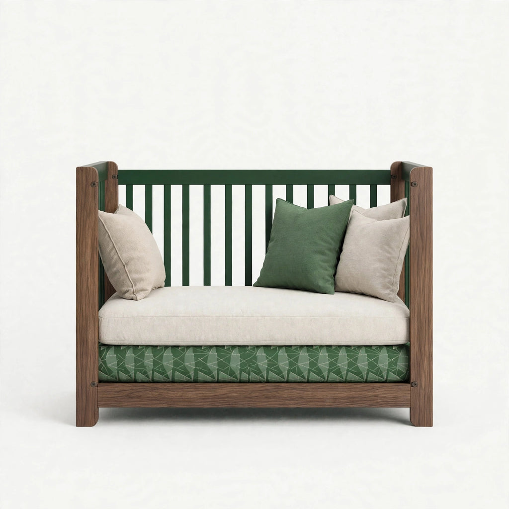 Nursery Combo — Dark Forest Green & Walnut