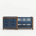 Nursery Combo — Navy Blue & Walnut