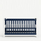 The Navy & white Crib