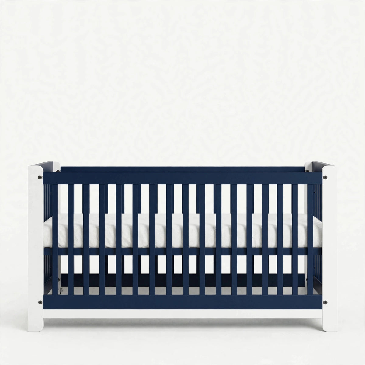 The Navy & white Crib