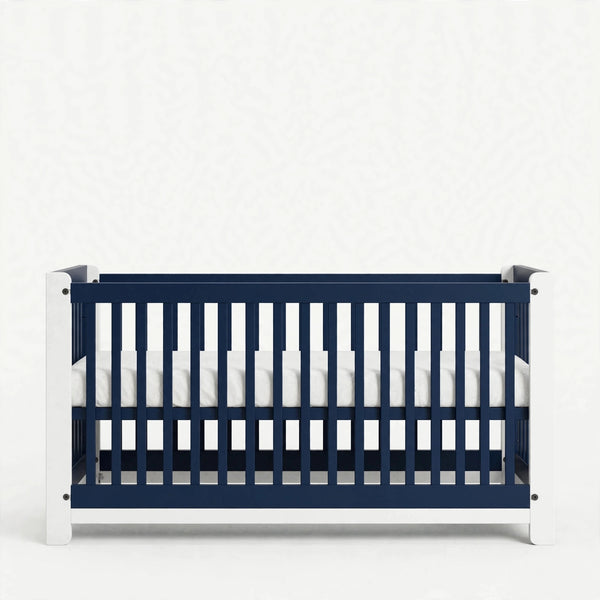 The Navy & white Crib
